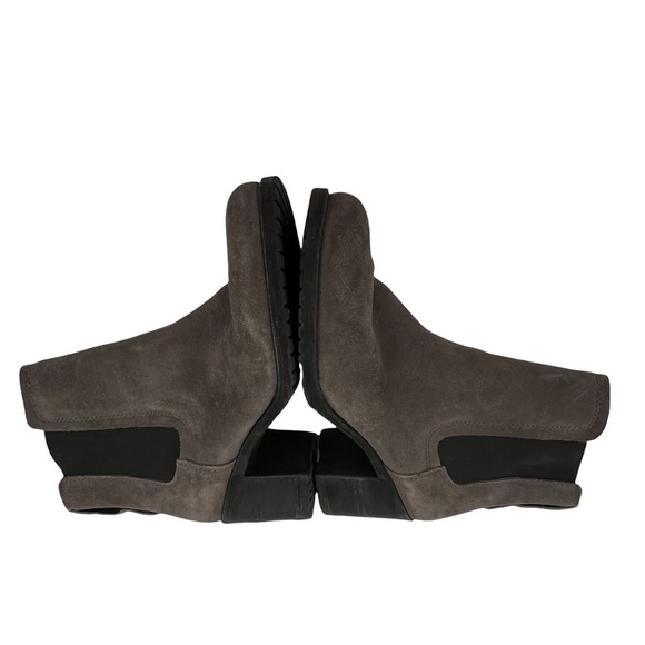 Sam Edelman Women's Gray Suede Block Heel Chelsea Boots Size 9 - Picture 4 of 7